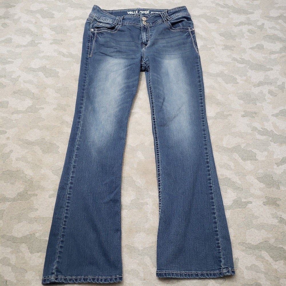 Wallflower Jeans Womens‎ 13 Blue Bootcut Stretch Denim Medium Wash